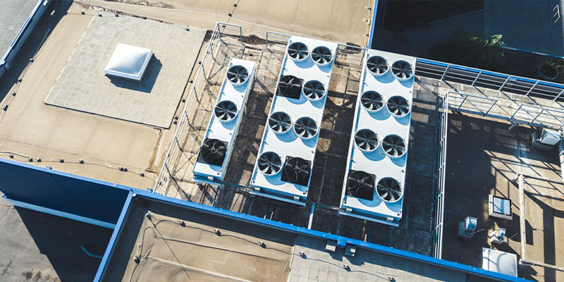 Commercial Hvac Commercial Hvac units on top of Building